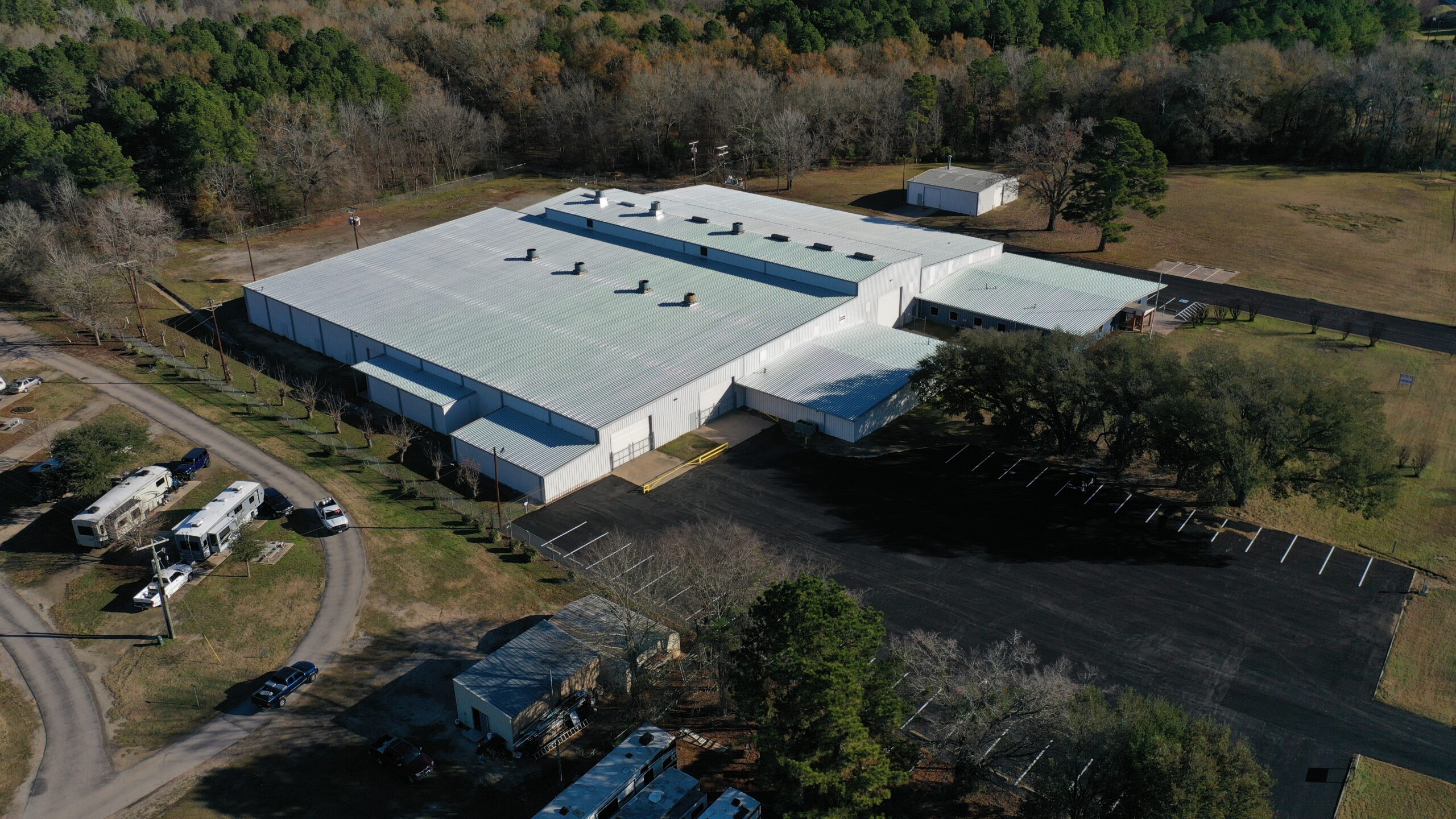 Aerial Warehouse View